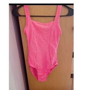 Wear Moi pink leotard lace detailing XS — yumiko